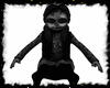 creepy doll-black dress