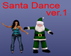 Santa Dance green Santa