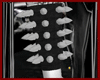 Black metal arm spikes L