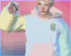 Pastel Colour Block Hood