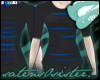 *S* Black+Blue Torn Tee