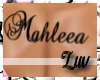 Custom Tat:Mahleea