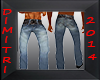 StoneWashed Jeans Belt