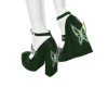 Green Butterfly Heels