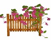 Fence w Flowers Pink