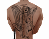 back tatoo naughty angel