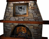 Wolf Fire Place