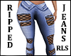 Blue Ripped Jeans RLS