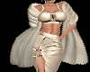 Fur Cape Beige