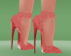 Orange Lace Shoes