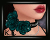 Rose Dia Choker â¥Teal
