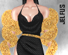 ♚Gold Boa Fur