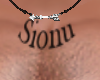 Sionu chest tattoo