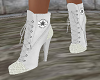 White Converse Heel