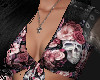 Skull Rose Top