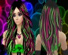 Green Pink Black Hair1