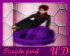 ~W~ Purple pouf