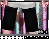 [iMoo] Blck Shorts Baggy