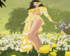 MxU-Yellow long skirt