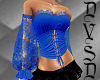 Sleeved Corset in Blue