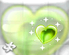 Sparkle Heart Lime