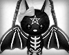goth bat backpack