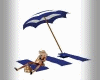 Beach Towel & Umbrella
