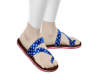 July 4th USA Sandals
