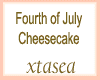 4th of July Cheesecake