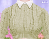 w. Cute Green Sweater