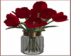 Red Tulips In Vase