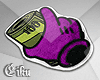 Purple Kaws Hand Rugs