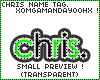 chris tag bla/green.