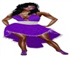 purple coctail dress