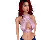 Satin Halter Soft Pink