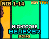 e Nightcore - Believer