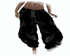 SZ Black Satin Harems