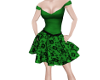 Print Dress Green