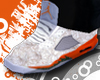BKG-Jordan 5's orange