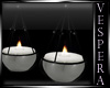 -N-Hanging White Candles