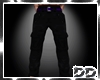 [DD] Black Cargo Pants M
