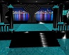 black and teal room