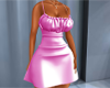 iD Pink Satin Dress