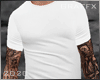 Gx| Simple White Tee