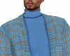 Blue Jacket w/Turtleneck