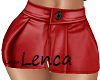 Red Leather miniskirt RL