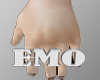 Emo Ring Hands Silver