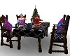 xmas festive table for 4