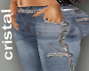 jeans with rhinestones