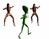 Alien dance group